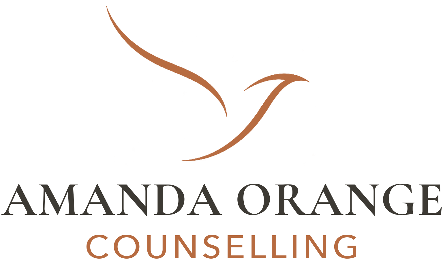 Amanda Orange Counselling full logo